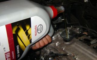 Масло для Toyota RAV 4